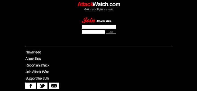 Attack Watch website