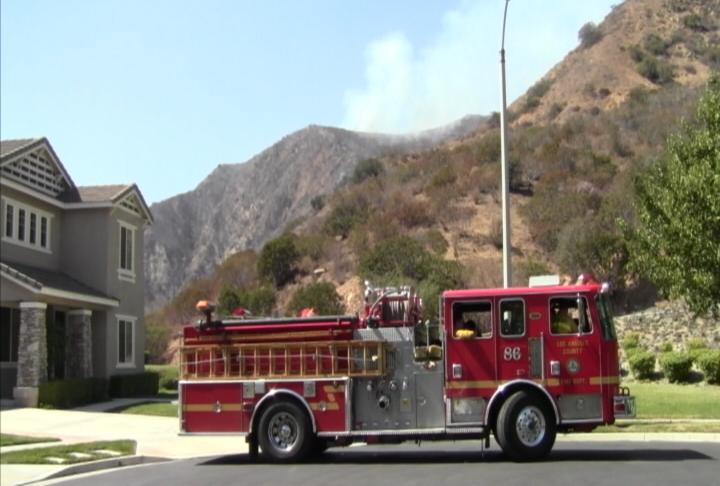 Fire officials say that the Madre Fire is 30 percent contained. (ATVN)