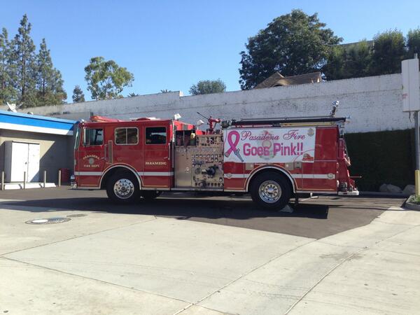 Pasadena firefighters exchanged their usual boots for buckets. (Jenna Pittaway/ATVN)