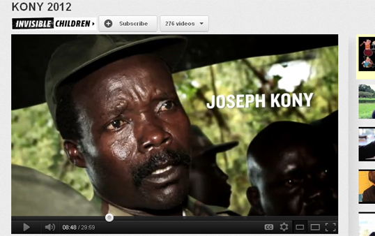 (Joseph Kony, courtesy of Invisible Children)