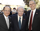 C.L. Max Nikias, Robert Day and Tom Jackiewicz. (Photo courtesy USC News)