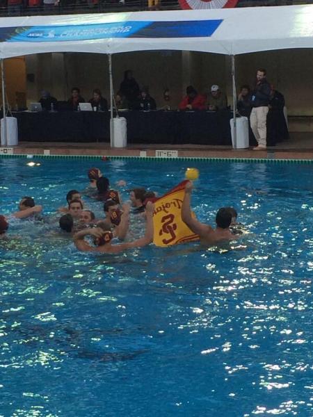 USC wins its sixth consecutive NCAA men's water polo title after defeating Pacific 12-11 in double overtime.