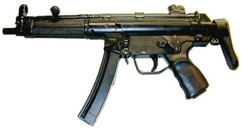 MP-5 submachine gun (creative commons)