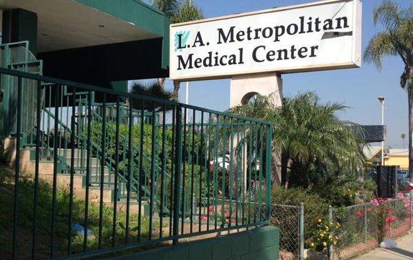 The LA Metropolitan Medical Center is one of the three hospitals which Pacific Health Corp. announced it is closing Wednesday. (Monica Parra/ATVN)