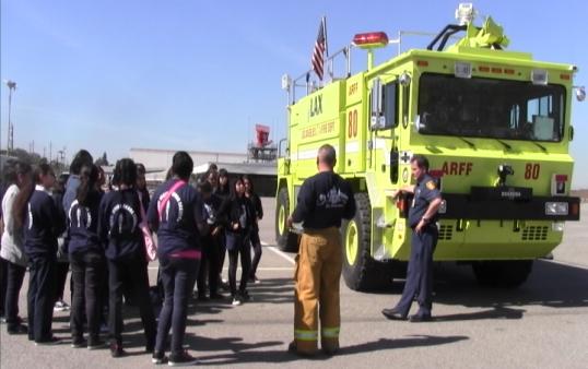 LAX hosts a career day in aviation. (Photo courtesy of ATVN)