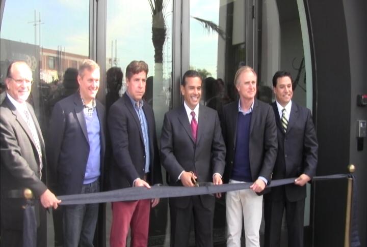City Officials welcomed Lucky Brand Co. to Los Angeles Wednesday. (Photo Courtesy ATVN)
