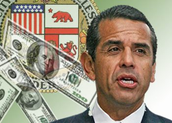 Los Angeles Mayor Antonia Villaraigosa announced the budget for the 2011-2012 fiscal year.