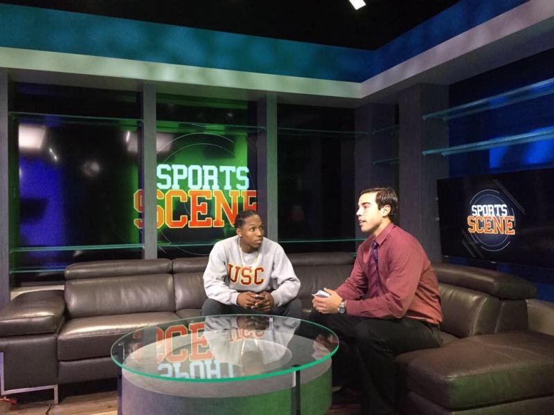 Sports SCene's Evan Budrovich interviews freshman cornerback Adoree Jackson