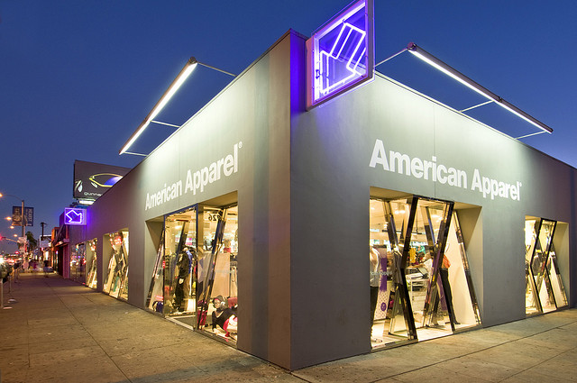 American Apparel stores are still in operation despite the bankruptcy filing. (Creative Commons)