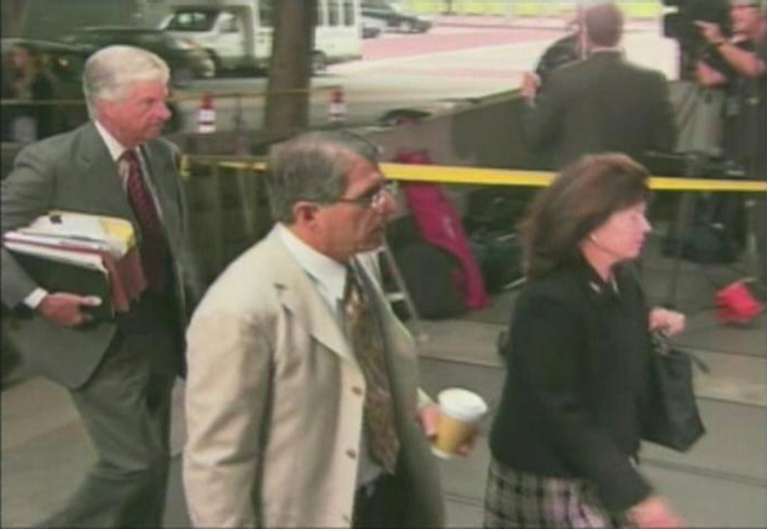 Defense attorneys in the Conrad Murray trial head to court on Wednesday. (ATVN)
