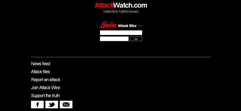 Attack Watch website Attack Watch website