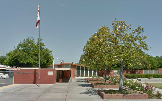 The stabbing took place at Cleveland High School in Reseda. (Google Maps)