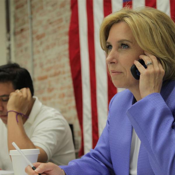 Mayoral candidate Wendy Greuel