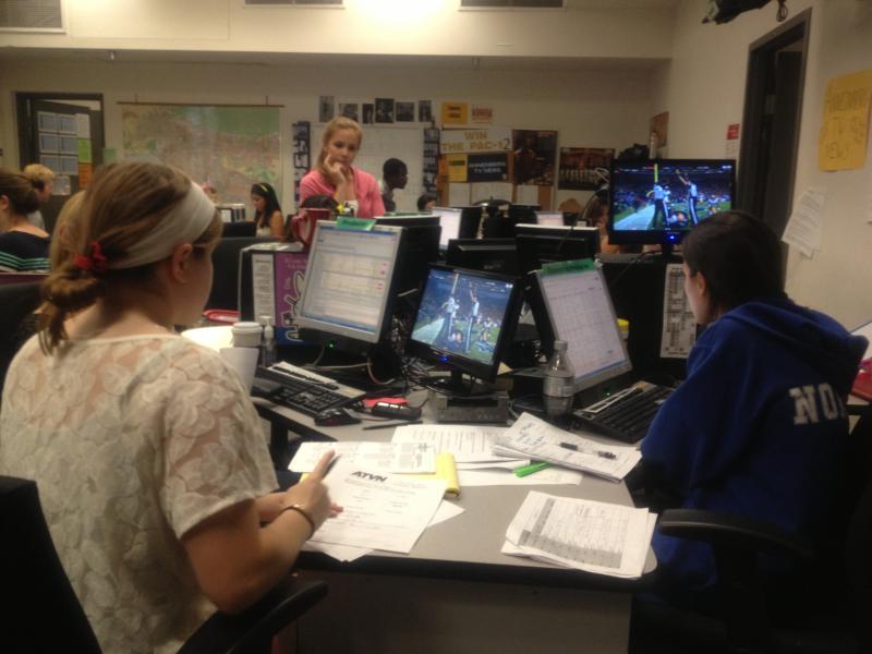Producers hard at work.