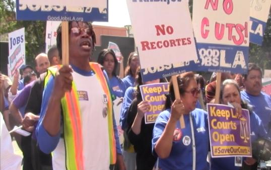 The proposed cuts were introduced last year. (Margaret Lanker/ATVN)