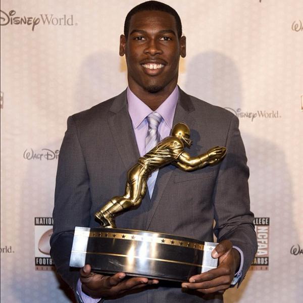 WR Marqise Lee is USC's first recipient of the Biletnikoff Award, which is presented to the nation's top receiver.