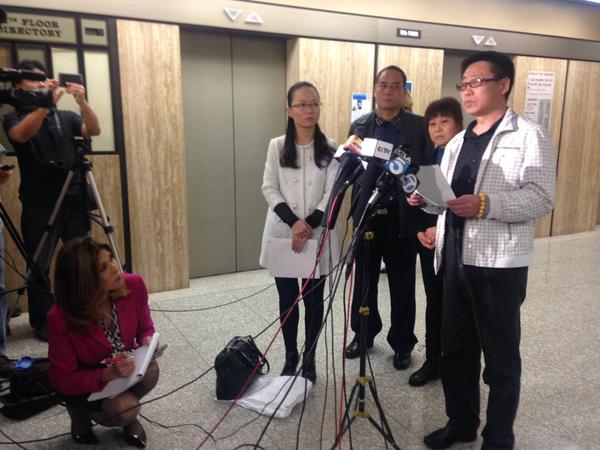 Ming Qu's father speaks out after sentencing. (Ani Ucar/ATVN)