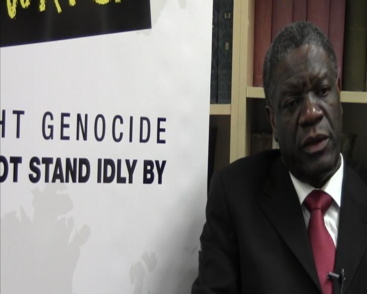 Dr. Denis Mukwege spoke at USC about his hospital in the Democratic Republic of Congo. (ATVN)