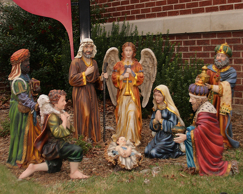 The curt ruling banned the Natviity Committee from creating a nativity scene like the one above. (Creative Commons/ Michael Quick)