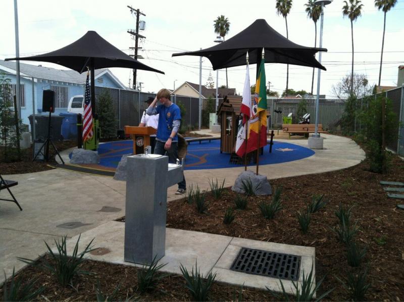 New park is unveiled in South LA (ATVN/Irene Byon)