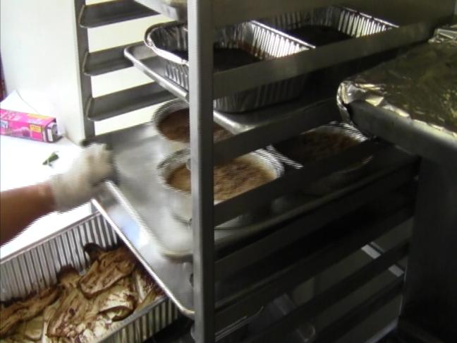 USC Hillel prepares matzo for Monday night's Passover Seder