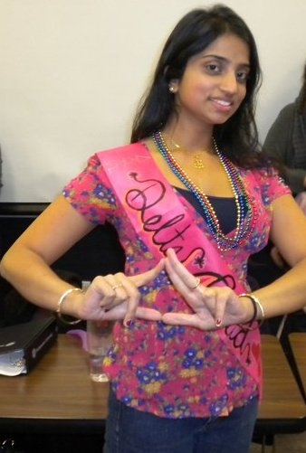 SriVani Ganti, Delta Phi Omega Service Director