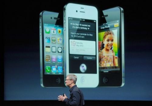 Apple CEO Tim Cook talks about the new iPhone 4S.