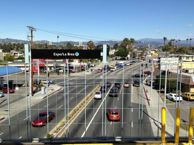 The shuttle will pick up passengers at LAX and the Expo Line La Brea station.