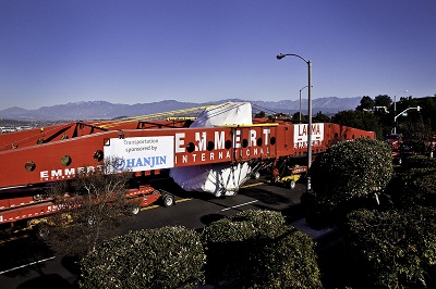 The rock is currently located at the corner of Atlantic Avenue and 36th Street in Long Beach. (Photo courtesy LACMA/Tom Vinetz)