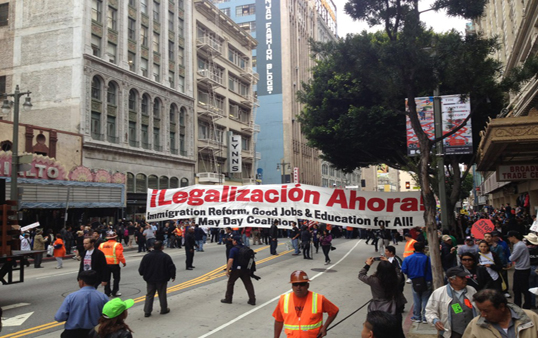 May Day Riots (Photo Courtesy Twitter user @PhilipAcuna)