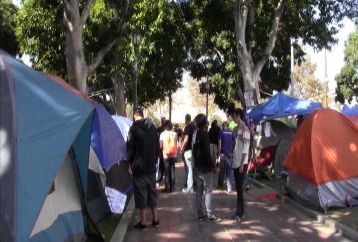 Occupy LA Protests at City Hall (ATVN)