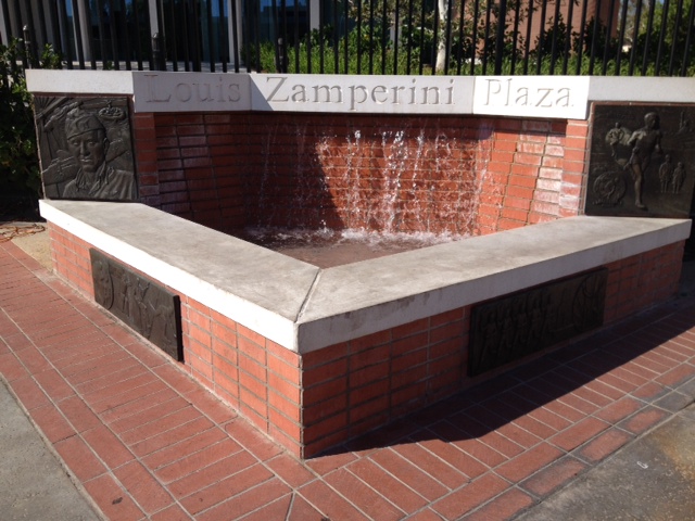 The Louis Zamperini Plaza at the Loker Track Stadium. 