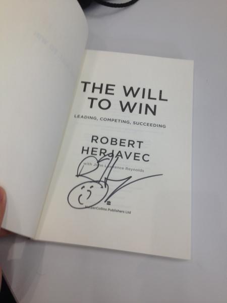Herjavec signed students copies of his new novel