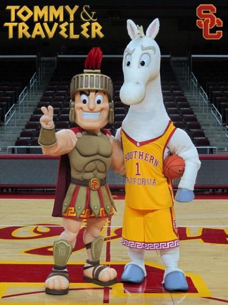 USC Athletics tweeted out this photo unveiling the new mascots.