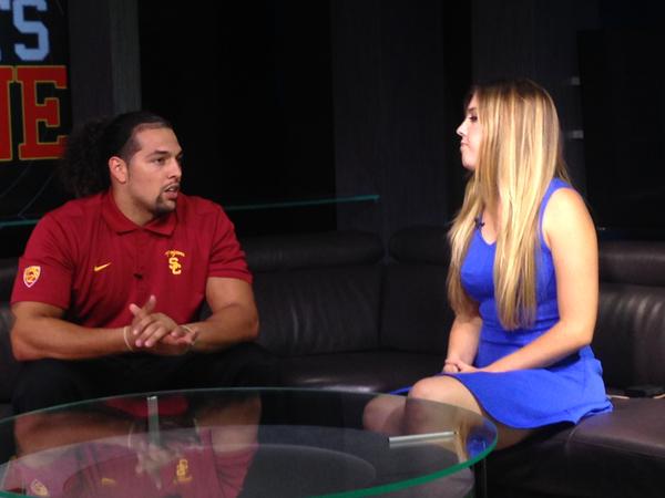 Senior linebacker and captain Anthony Sarao joins Keely Eure to discuss Arizona State and what it's like to be a leader on USC's football team 