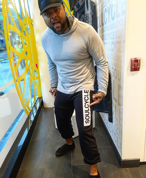 Damon Elliott after losing over 80 pounds by taking Victoria Brown's Soul Cycle classes. (Photo courtesy of Damon Elliott)