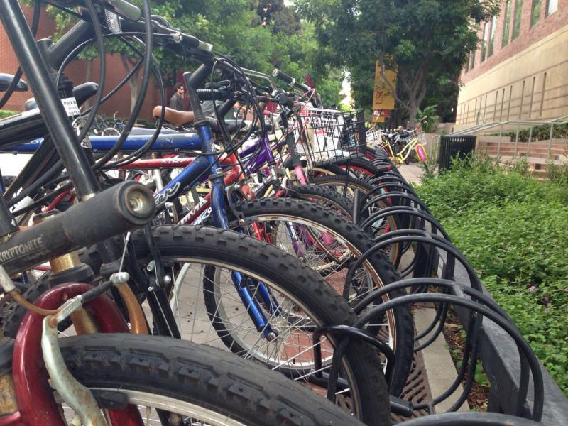 Bicycles on USC Campus